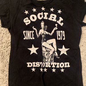 Social distortion band tee